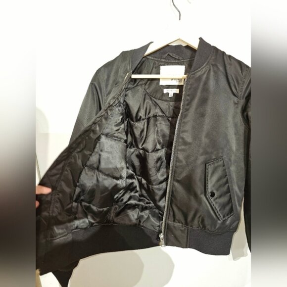 Wilfred Free Avion Black Bomber Jacket - Size S - Picture 4 of 7
